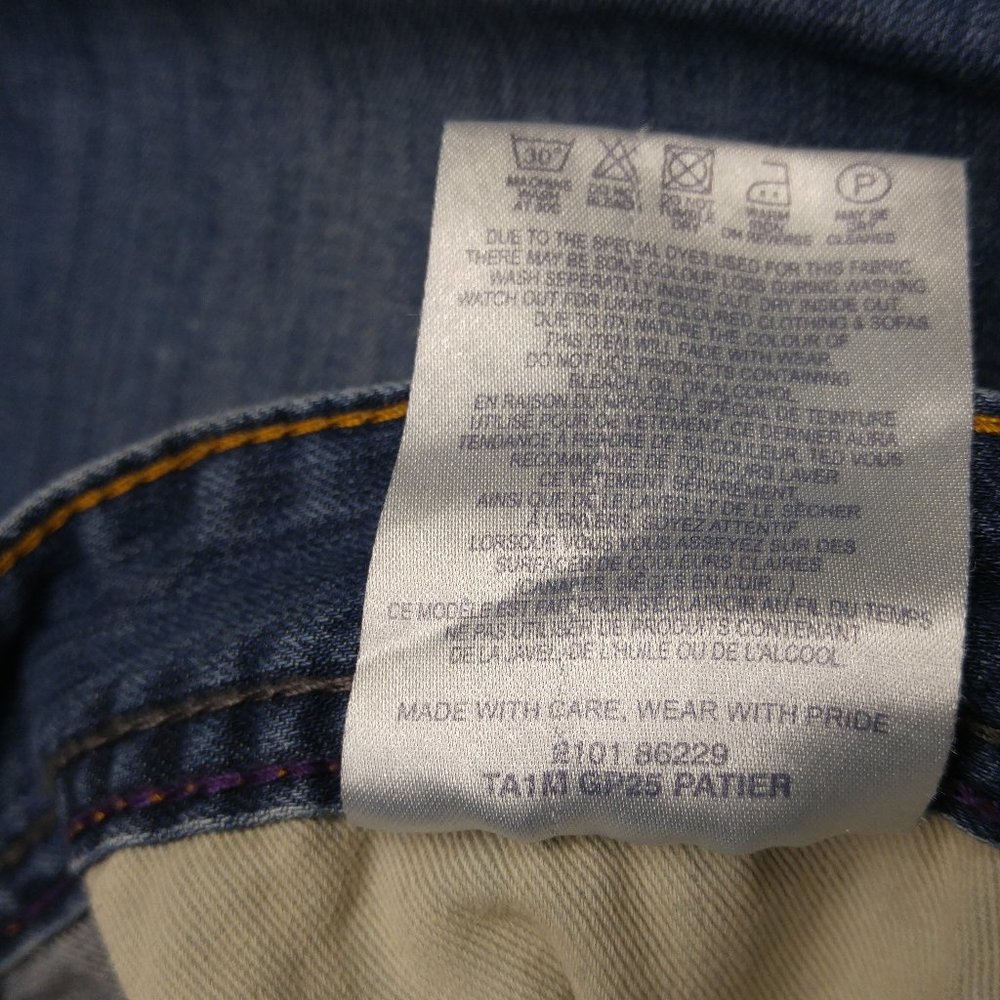 Ted Baker Dixie Deans Straight Jeans Men's 30R Button Fly C057 - Picture 6 of 10